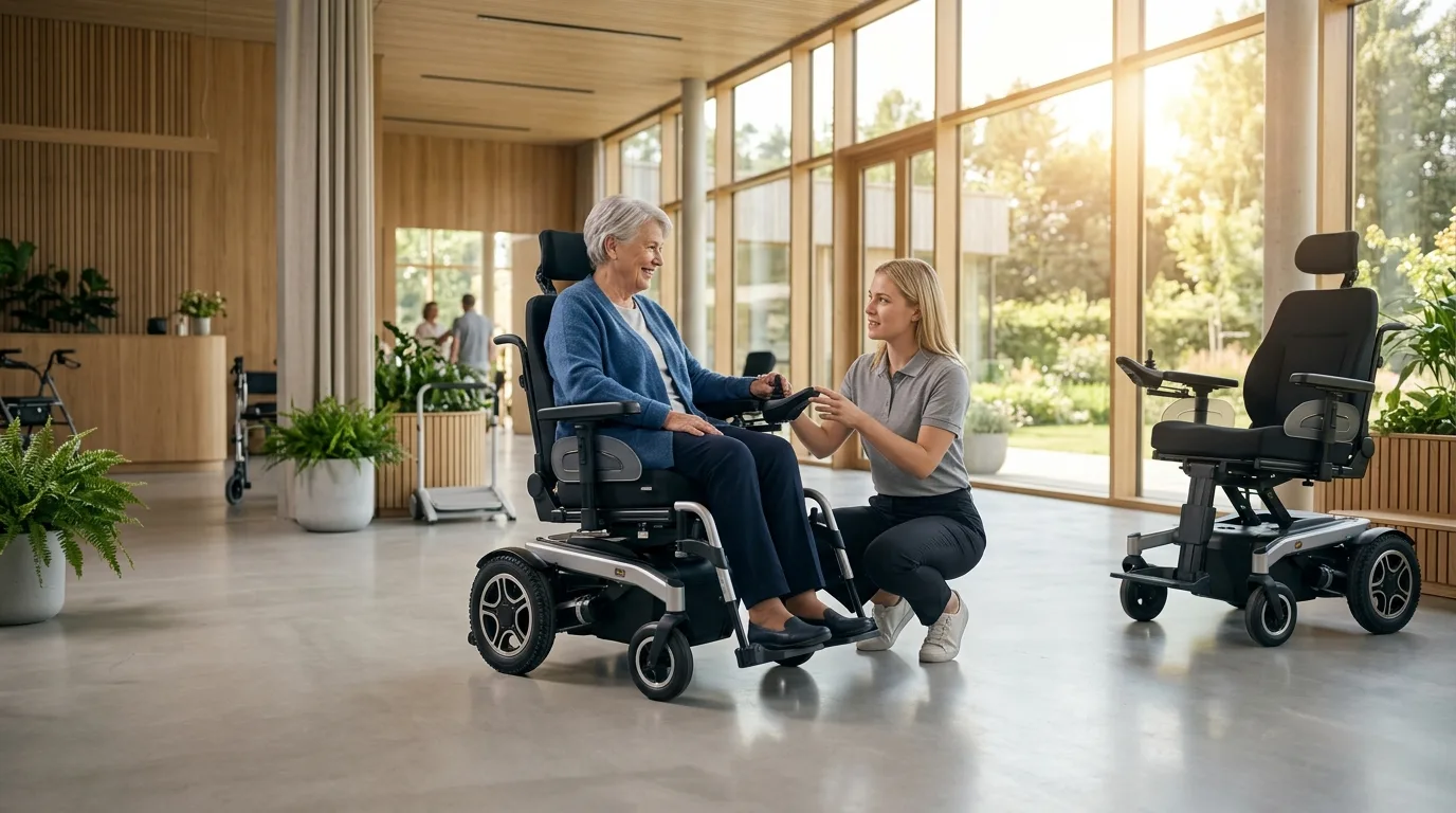 XSTO Modeli Akülü Sandalyelerde Ergonomi, Otomasyon ve Ayarlanabilir Yükseklik Teknolojisi